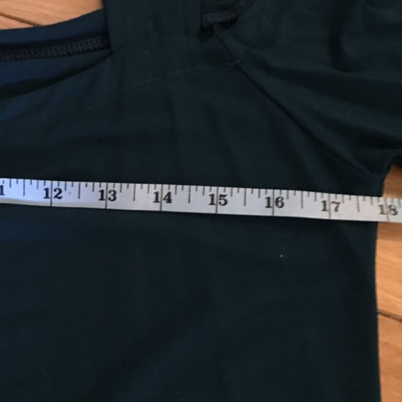 Cold Shoulder Asymmetrical Rayon Bamboo Dress - Picture 8 of 16